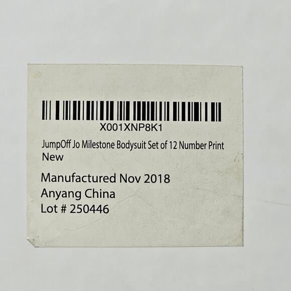 Seize The Moment JumpOff Jo Milestone Newborn Bodysuit Set Gold Glitter No Print - Picture 9 of 11